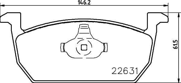 Pagid T2656 - Bremžu uzliku kompl., Disku bremzes ps1.lv
