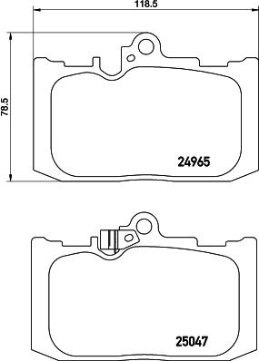 Maxgear 19-3071 - Bremžu uzliku kompl., Disku bremzes ps1.lv