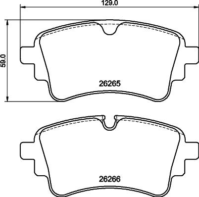 Brembo P85186N - Bremžu uzliku kompl., Disku bremzes ps1.lv