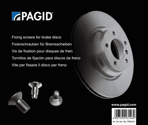 Pagid TPM1001 - Asortiments, Skrūves ps1.lv