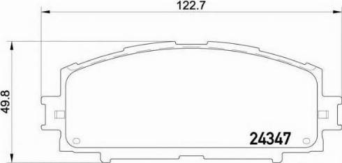 Parts-Mall PKF-014 - Bremžu uzliku kompl., Disku bremzes ps1.lv