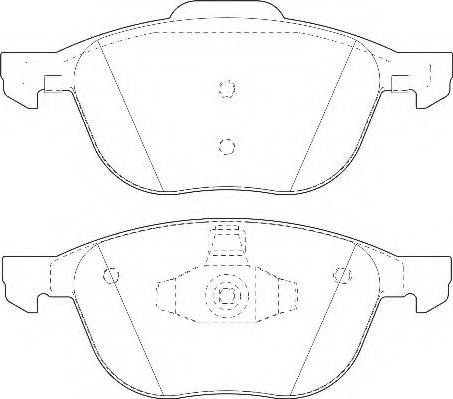 Parts-Mall PKH-006 - Bremžu uzliku kompl., Disku bremzes ps1.lv