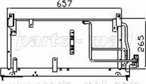 Parts-Mall PXNC1-010 - Kondensators, Gaisa kond. sistēma ps1.lv