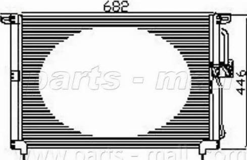 Parts-Mall PXNC1-013 - Kondensators, Gaisa kond. sistēma ps1.lv