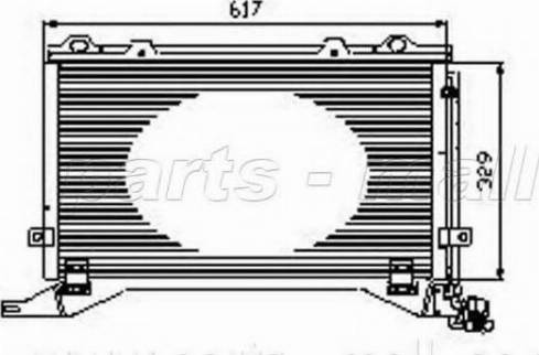 Parts-Mall PXNCR-011 - Kondensators, Gaisa kond. sistēma ps1.lv