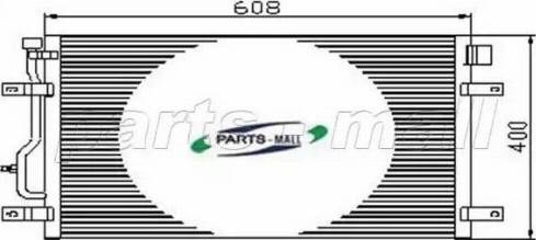 Parts-Mall PXNCT-006 - Kondensators, Gaisa kond. sistēma ps1.lv