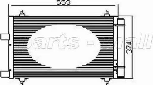 Parts-Mall PXNCX-053L - Kondensators, Gaisa kond. sistēma ps1.lv