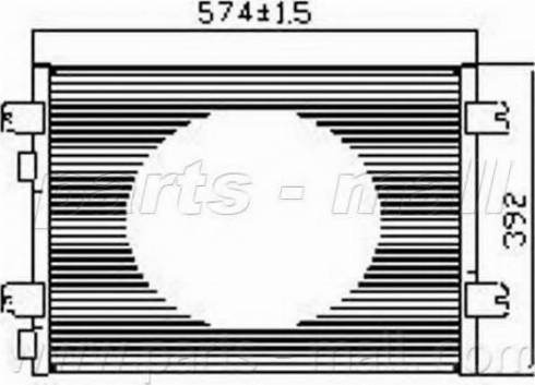 Parts-Mall PXNCX-066Y - Kondensators, Gaisa kond. sistēma ps1.lv