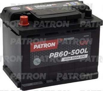 Patron PB60-500L - Startera akumulatoru baterija ps1.lv