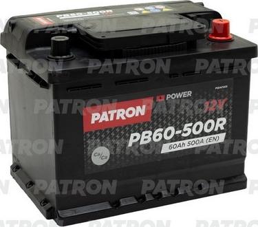 Patron PB60-500R - Startera akumulatoru baterija ps1.lv