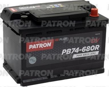 Patron PB74-680R - Startera akumulatoru baterija ps1.lv