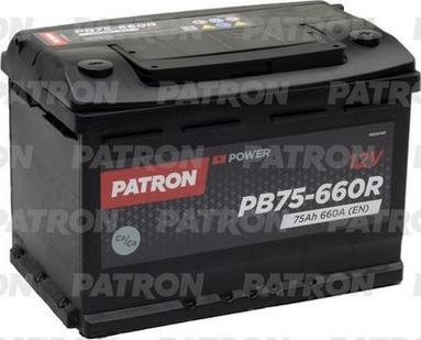 Patron PB75-660R - Startera akumulatoru baterija ps1.lv