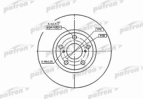 Patron PBD4046 - Bremžu diski ps1.lv