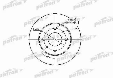 Patron PBD4019 - Bremžu diski ps1.lv