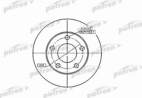 Patron PBD4026 - Bremžu diski ps1.lv