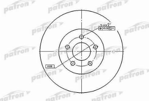 Patron PBD5381 - Bremžu diski ps1.lv