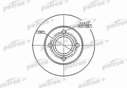 Patron PBD1543 - Bremžu diski ps1.lv