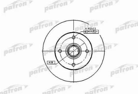 Patron PBD1529 - Bremžu diski ps1.lv