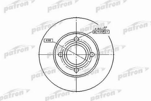 Patron PBD1521 - Bremžu diski ps1.lv