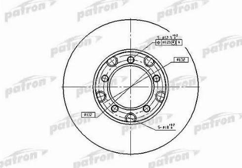 Patron PBD1577 - Bremžu diski ps1.lv