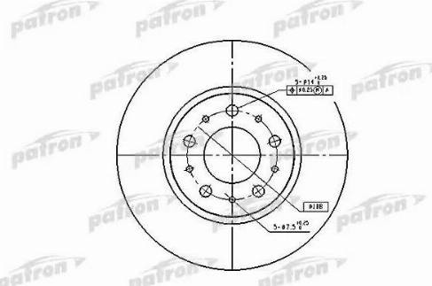 Patron PBD1697 - Bremžu diski ps1.lv