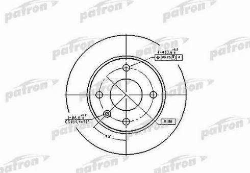 Patron PBD1650 - Bremžu diski ps1.lv