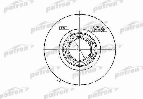 Patron PBD1002 - Bremžu diski ps1.lv