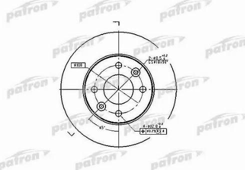 Patron PBD1015 - Bremžu diski ps1.lv