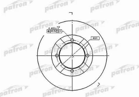 Patron PBD3095 - Bremžu diski ps1.lv