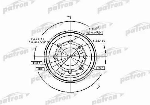 Patron PBD2646 - Bremžu diski ps1.lv