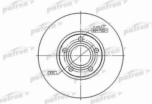 Patron PBD2651 - Bremžu diski ps1.lv