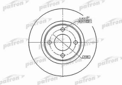 Patron PBD2601 - Bremžu diski ps1.lv