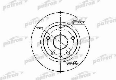 Patron PBD2619 - Bremžu diski ps1.lv