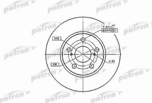 Patron PBD2683 - Bremžu diski ps1.lv