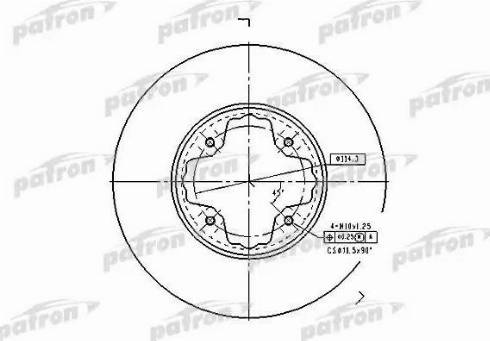 Patron PBD2679 - Bremžu diski ps1.lv