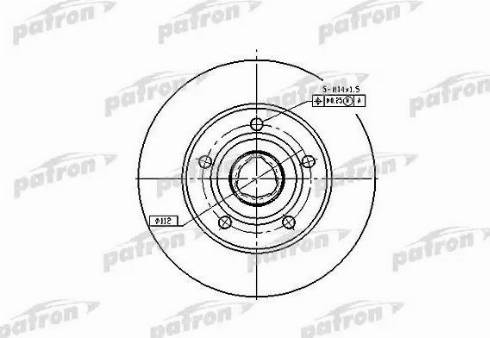 Patron PBD2771 - Bremžu diski ps1.lv