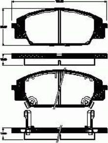 DJ Parts BP1773 - Bremžu uzliku kompl., Disku bremzes ps1.lv