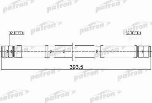 Patron SR20LH - Piedziņas vārpsta ps1.lv