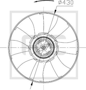 PE Automotive 010.337-00A - Ventilatora darba rats, Motora dzesēšanas sistēma ps1.lv