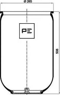 PE Automotive 084.043-70A - Pneimoatsperes spilvens, Pneimopiekare ps1.lv