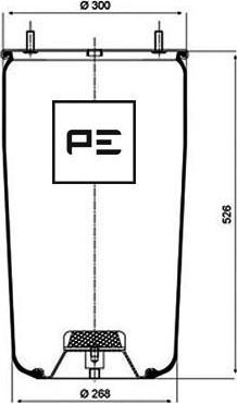 PE Automotive 084.059-71A - Pneimoatsperes spilvens, Pneimopiekare ps1.lv