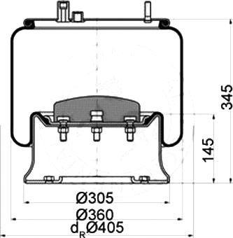 PE Automotive 084.073-71A - Pneimoatsperes spilvens, Pneimopiekare ps1.lv