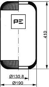 PE Automotive 084.077-70A - Pneimoatsperes spilvens, Pneimopiekare ps1.lv