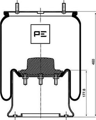 PE Automotive 084.197-71A - Pneimoatsperes spilvens, Pneimopiekare ps1.lv