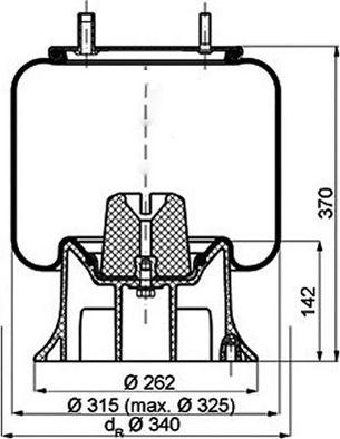 PE Automotive 084.104-72A - Pneimoatsperes spilvens, Pneimopiekare ps1.lv