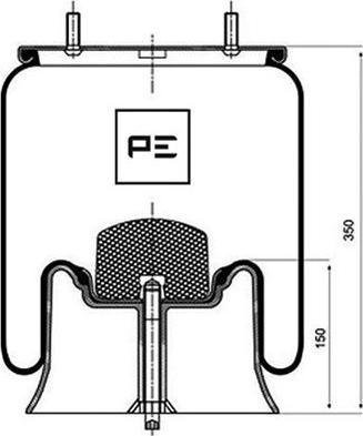 PE Automotive 084.100-73A - Pneimoatsperes spilvens, Pneimopiekare ps1.lv