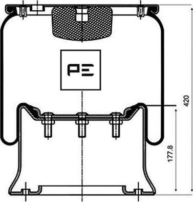 PE Automotive 084.114-73A - Pneimoatsperes spilvens, Pneimopiekare ps1.lv