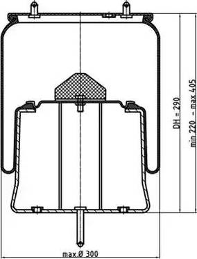 PE Automotive 084.291-41A - Pneimoatsperes spilvens, Pneimopiekare ps1.lv