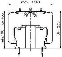 PE Automotive 084.298-71A - Pneimoatsperes spilvens, Pneimopiekare ps1.lv