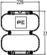 PE Automotive 084.202-71A - Pneimoatsperes spilvens, Pneimopiekare ps1.lv